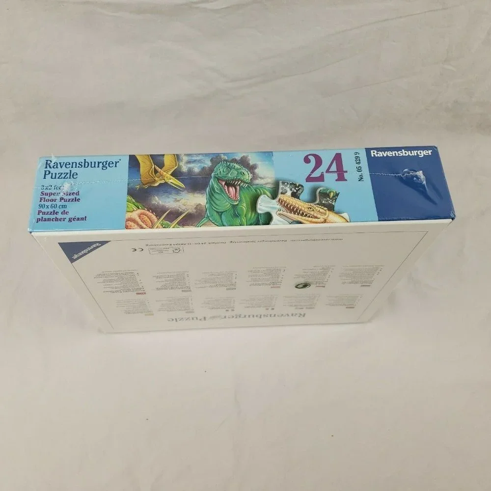 Ravensburger Land and Sea Dinos 24 Giant Shaped Floor Puzzle Retired